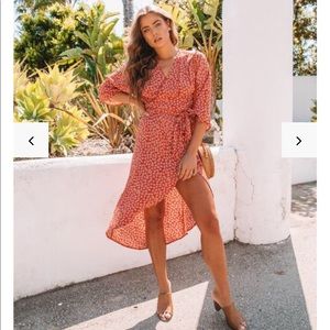 VICI Midi Wrap Dress
